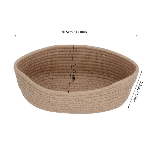 Bottiglia in Bamboo e Cotone per Snack e Cosmetici, 20cm M 1