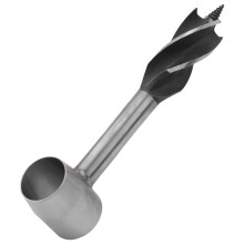 Hand Auger Wrench, Eye Wood Auger Manual Hole Maker, Gear Multitool for Camping, Bushcraft and Outdoor