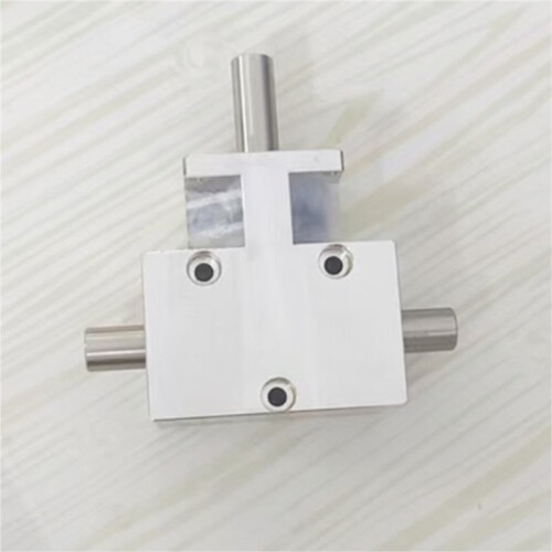 1:1 Helical Bevel Gear Shaft 12mm Codirectional Double Output Shaft 90 Degree Differential Gearbox 2