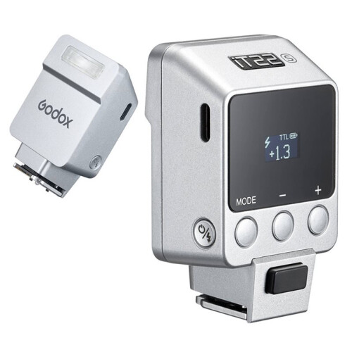 IT22 Camera Flash 700+ Flashes /1.5 S Recycling/1/32-1/1 Adjustable in 1/3 Increments/USB-C Charging/Hot Shoe Trigger 1