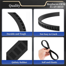 45-69-0010 Blade Pulley Tires Replacement Compatible 6230 6232-6 6225 AO2807 6238N 2729-20 Portaband Rubber Belt Wheel