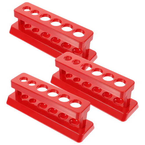 18Stk Reagenzglasorganizer Rot Robust Praktisch 1
