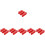 18Stk Reagenzglasorganizer Rot Robust Praktisch 5