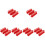 18Stk Reagenzglasorganizer Rot Robust Praktisch 7