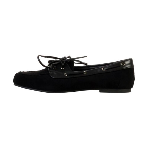 Mocassins com Cadarços Joia - Preto
