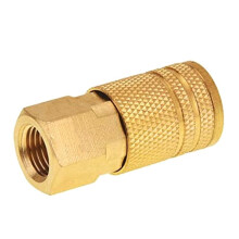 8-Piece Air Coupler and Plug Kit Quick Connector Air Fittings 1/4Inch NPT Industrial Brass Air Hose Fitting for Air Tool