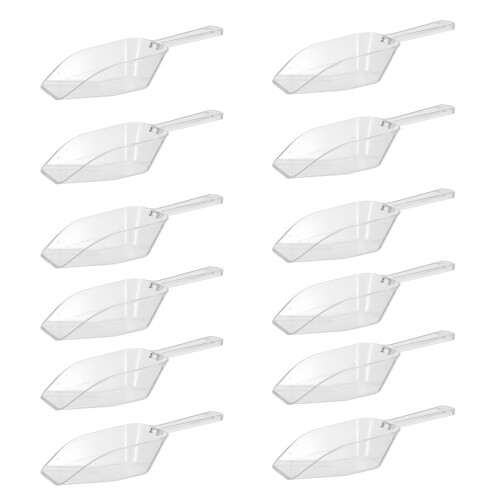 36Stk Kunststoff Eislöffel Transparent Kompakt Für Und Buffets 1