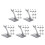 40Stk Kunststoff Flugzeugstand Displayhalter Modellhalter Grau 8