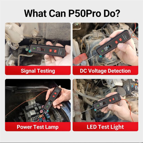 P50pro  Oscilloscope Automotive Circuit Tester Multifunctional 0-45V Circuit System Electrical Detector Tools 1