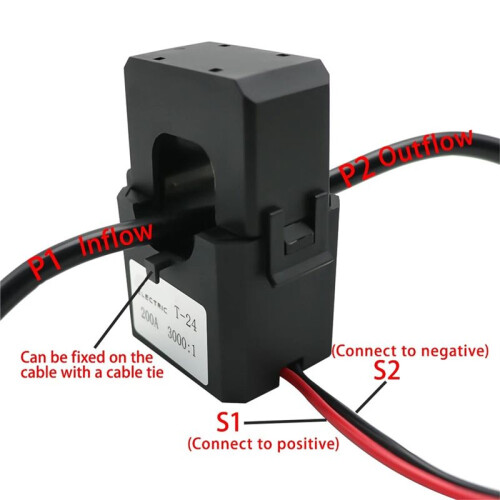 3000/1 -Split-Core-Stromwandler-Sensor AC Offener Typ CT 80A Klemme Hochfrequenz-Transformator 2