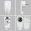 4Pcs Schuko Angled Plug,Flat Plug 250V, Power Plug with Folding Handle, Protective Contact Plug with Screwdrive,EU Plug 4