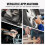 4pcs Low Profile Impact Socket Adapter Set, Drive Ratchet Adapter Set, Impact Adapter Set for Tight Spaces 5