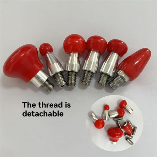 6pcs Car Dent Repair Tool Hat Hammer Replacement  Dent Dent Repair Replacement  Hook Top Pit 2