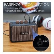 Aroma AG-04 Amplifier Audio Portable Speaker Electric Guitar Amplifier 5W Output Electric Guitar Accessories