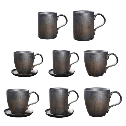 Retro Cup and Saucer Set-Xpresss  cup Large size 330mL 1