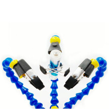 Octopus Welding Clamp Workbench, Third Hand Tool, Universal Arm, Clamping Magnification Bracket Kit, 4-5x Magnification