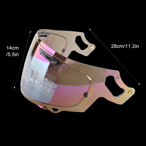 PC Helmet Visor Replacement for Full Face Helmets, 8 Colors 1