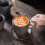 Large Capacity Cup and Saucer Set-straight cup Small size 200mL 6
