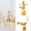 Wooden Movable Puppet Figurines Desktop Ornament Home-3 3