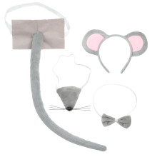 4Ensembles Accessoires Souris Cosplay Oreilles Queue Portable
