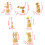 Wooden Movable Puppet Figurines Desktop Ornament Home-3 4