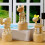 Wooden Movable Puppet Figurines Desktop Ornament Home-3 6