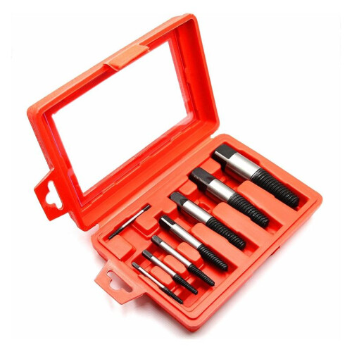 8Pcs Screw Extractor Set, Damaged Screw Broken Extractor Kit, Bolt Water Pipe Remover Tool Set 2