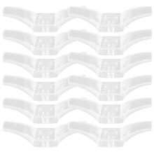 36Pièces Supports Cordon Rideaux Transparent Pom Installation Facile
