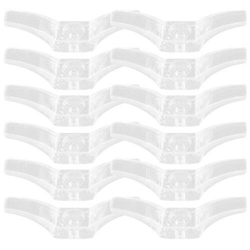 36Pièces Supports Cordon Rideaux Transparent Pom Installation Facile