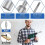 SDS- T Post Ground Rod Driver, Drill Bit Driver Durable Hammer Drill Rod Driver para Hammer Drill Ground Rods C 6