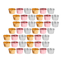 150Pièces Moules Cupcake Papier Aluminium Assortis Usage Domestique