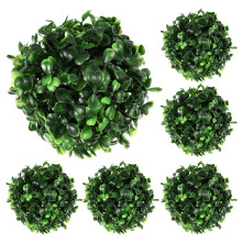 6Pièces Boules Suspendues De Pelouse Artificielle Pour Salon Jardin