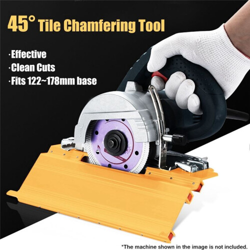 45 Degree Tile Chamfering Device Table Saw Guide Miter Angle Cutting Helper Tools Corner Cutting Machine Guide Tool