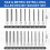 20PCS Extra-Long Hex Bit Socket Set, 3/8 Inch Drive Hex Socket Set, SAE & Metric(1/8inch-7/16inch, 3-12mm) 7
