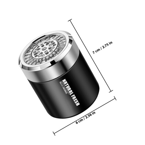 Schwarz Auto Duftbalsam Aromatherapie Diffuser Stilvolles Zubehör 1