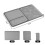 Food Grade Elastomer Kitchen Mat Multiple Functional as-Black 6