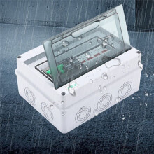 Solar Photovoltaic PV Combiner Box with -Pattern Protection 1 in 1 Out 600V Fuse MCB SPD Waterproof Box IP65