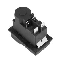 6X Waterproof Electromagnetic Push Button 5 Pins KJD17 220-240V Coil Magnetic Power Tool Safety Switches