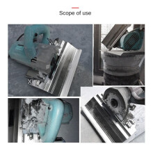 Smusso per Tagliapiastrelle nel Ceramica con Supporto per Macchina da Taglio Angolare un 45 Gradi per Taglio Angolare di Utensili da Costruzione nel