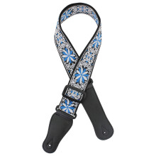 Guitare Coton Épaisse Bleue Style Décoratif Ajustable