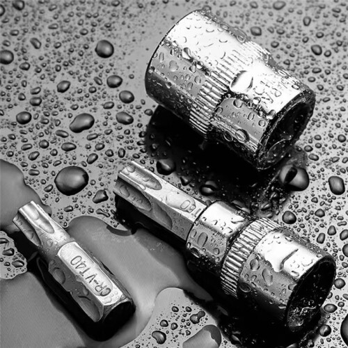 Professional 34pcs Torx Bit Socket & E-Torx Star Socket Set 1/4" 3/8" 1/2" Drive Male Female E-Torx Bits Handheld Tool 2