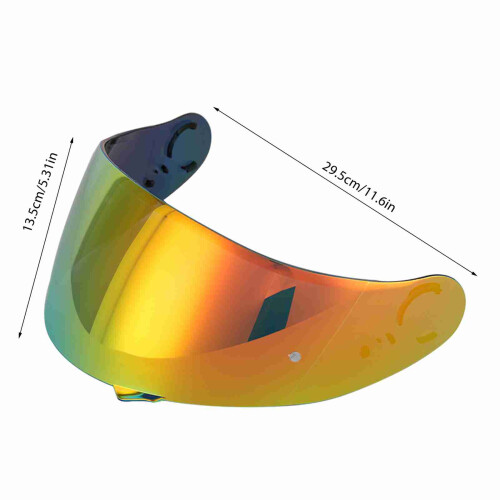 Full Face Helmet Visor Replacement for GT-AIR2, 10 Colors, PC 30155cm 1
