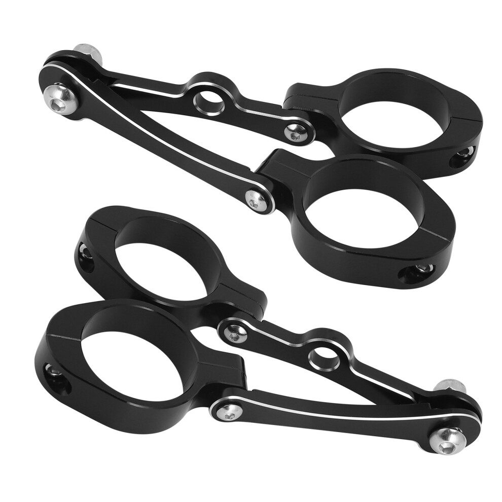 Motorcycle Headlight Brackets Models 39Mm / 41Mm (Universal) Fork Tube Diameter Universal Fit For / / / / Bsa Black 4711062025707
