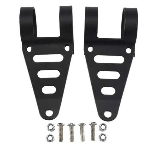 Universal 41-43mm Motorcycle Headlight Brackets  Light Lamp Holder