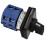 6X AC660V 25A 2-Pole 3-Position Momentary Plastic Rotary Changeover  +Black 8
