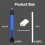 Automatic Soapstone Holder with 20 Long-Flat Soapstone Refills for Welding,Metal Fabrication,Construction, and Textile 6