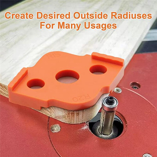 Router Templates Corner Radius Routing Templates Hardness Processing Glue Routing Rounded Corners Bit Templates 4 Packs