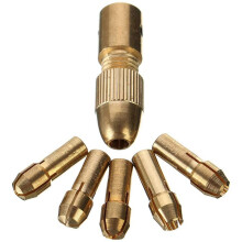 11 Pcs Multipurpose Cutting Guide Kit with 14 Small Electric Drill Chuck 0.5-3mm Electric Mill Copper Chuck