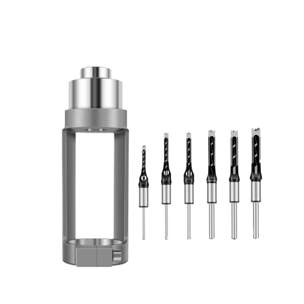 Woodworking Square Hole Drill Drill Bit Tenoning Machine Mortise And Tenon Connection Drill Square Hole Drill Bracket 6033646935294