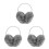 3Pièces Cache-Oreilles En Pour Enfants Et 8
